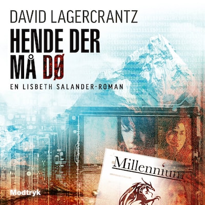 Hende der må dø – omslag til lydbogen af David Lagercrantz