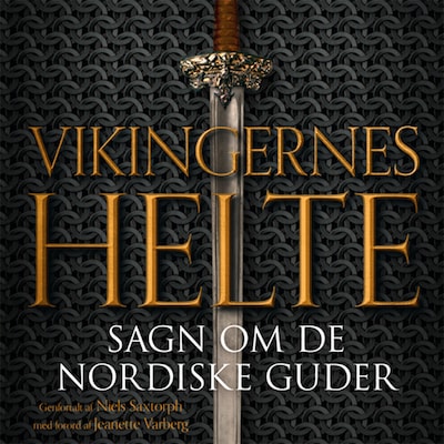 Vikingernes helte – omslag til lydbogen af Niels Saxtorph