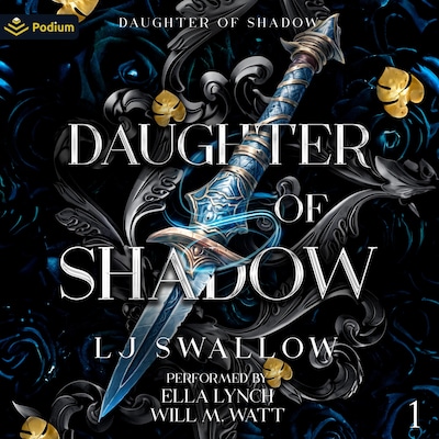 Daughter of Shadow – omslag til lydbogen af LJ Swallow