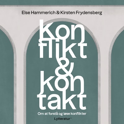 Konflikt og kontakt – omslag til lydbogen af Else Hammerich og Kirsten Frydensberg