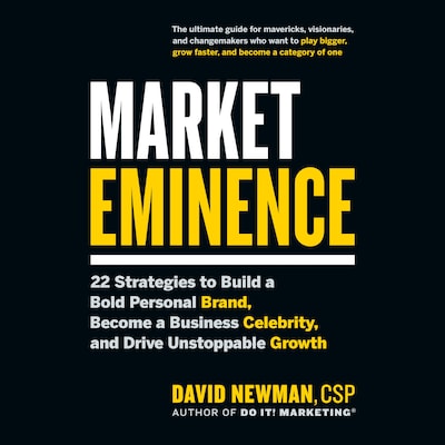 Market Eminence – omslag til lydbogen af David Newman