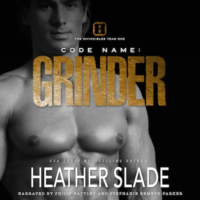 Code Name: Grinder – omslag til lydbogen af Heather Slade