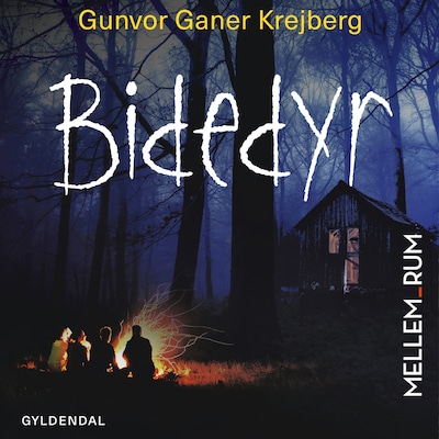 Mellem_rum. Bidedyr – omslag til lydbogen af Gunvor Ganer Krejberg