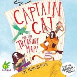 Captain Cat and the Treasure Map – okładka audiobooka, autor Sue Mongredien