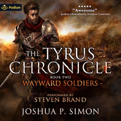 Wayward Soldiers – omslag til lydbogen af Joshua P Simon