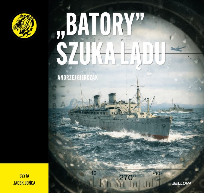 Batory szuka lądu – okładka audiobooka, autor Andrzej Gierczak