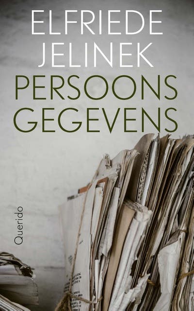 Persoonsgegevens – omslag van het luisterboek van Elfriede Jelinek
