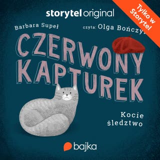 Czerwony Kapturek. Kocie śledztwo – okładka audiobooka, autor Barbara Supeł