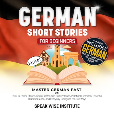 German Short Stories for Beginners – omslag til lydbogen af Speak Wise Institute