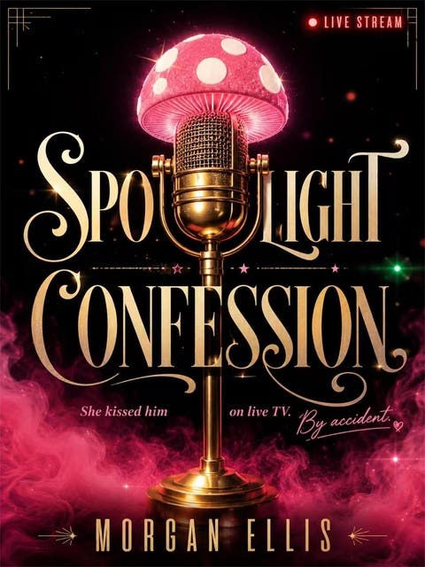 Spotlight Confession – omslag til lydbogen af Morgan Ellis