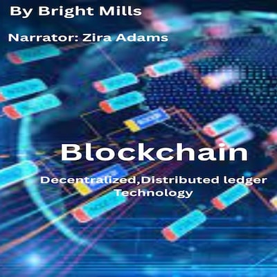Blockchain – omslag til lydbogen af Bright Mills