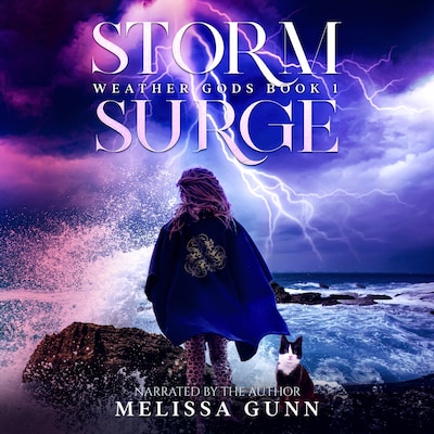 Storm Surge – omslag til lydbogen af Melissa Gunn