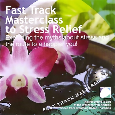 Fast track masterclass to stress relief – omslag til lydbogen af Annie Lawler