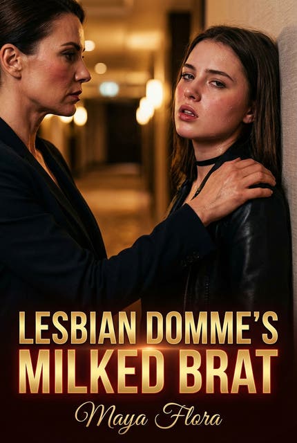Lesbian Domme's Milked Brat: A Full-Length Steamy Lesbian Erotic Lactation Romance Novel – omslag til lydbogen af Maya Flora