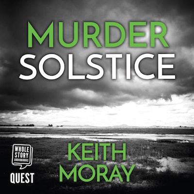 Murder Solstice – omslag til lydbogen af Keith Moray