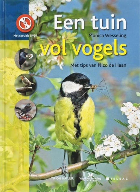 Een tuin vol vogels: met tips van Nico Haan – omslag van het luisterboek van Monica Wesseling,Nico de Haan