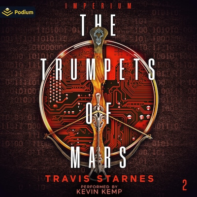 The Trumpets of Mars – omslag til lydbogen af Travis Starnes