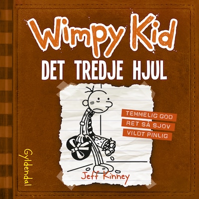Wimpy Kid 7 - det tredje hjul – omslag til lydbogen af Jeff Kinney