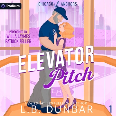 Elevator Pitch – omslag til lydbogen af L.B. Dunbar