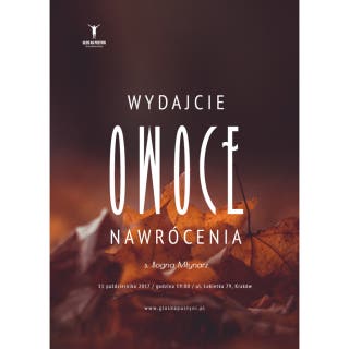 Wydajcie owoce nawrócenia – okładka audiobooka, autor Bogna Młynarz