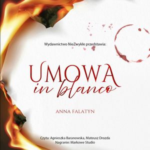 Umowa in blanco – okładka audiobooka, autor Anna Falatyn