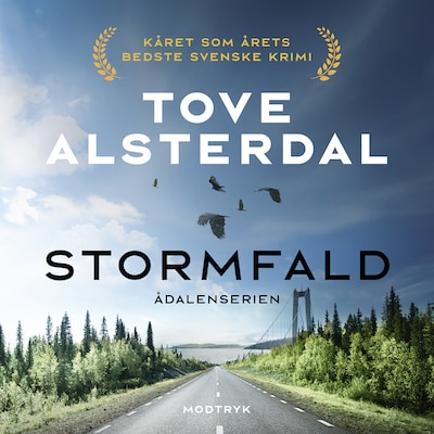Stormfald – omslag til lydbogen af Tove Alsterdal