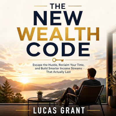 The New Wealth Code – omslag til lydbogen af Grant Lucas