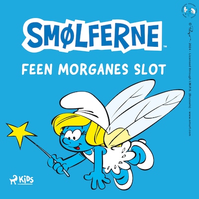 Feen Morganes slot – omslag til lydbogen af Peyo