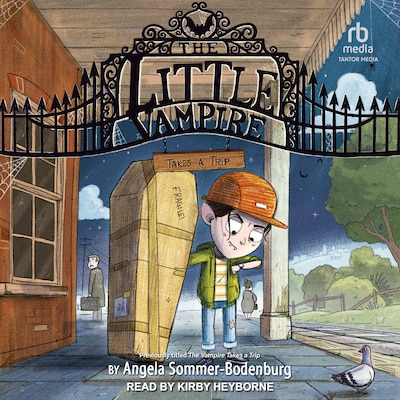 The Little Vampire Takes a Trip – omslag til lydbogen af Angela Sommer-Bodenburg