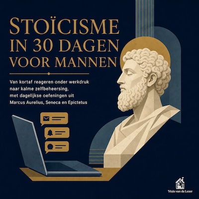 Stoïcisme in 30 Dagen Voor Mannen – omslag van het luisterboek van Huis van de Lezer