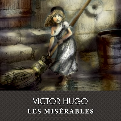 Les Misérables, with eBook – omslag til lydbogen af Victor Hugo