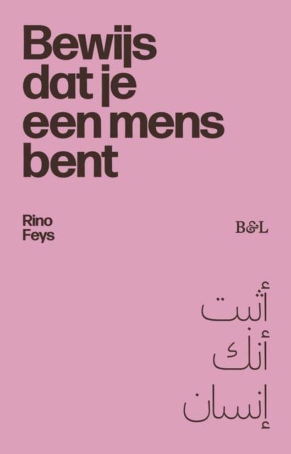 Bewijs dat je een mens bent – omslag van het luisterboek van Rino Feys
