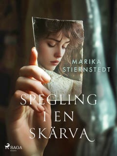 Spegling i en skärva – omslag till ljudboken av Marika Stiernstedt