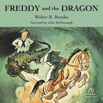 Freddy and the Dragon – omslag til lydbogen af Walter R. Brooks