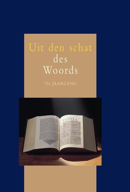 Uit den schat des Woords,: 75e jaargang – omslag van het luisterboek van Diverse Predikanten Ger. Gem