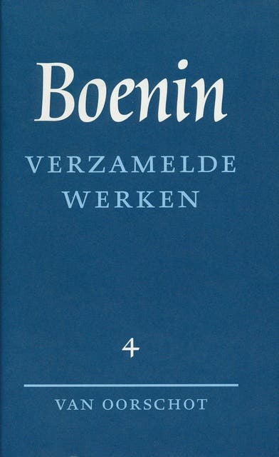 Verzamelde werken 4 – omslag van het luisterboek van I.A. Boenin