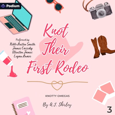 Knot Their First Rodeo – omslag til lydbogen af A.J. Shirley