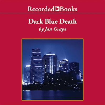 Dark Blue Death – omslag til lydbogen af Jan Grape