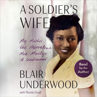 A Soldier's Wife – omslag til lydbogen af Blair Underwood