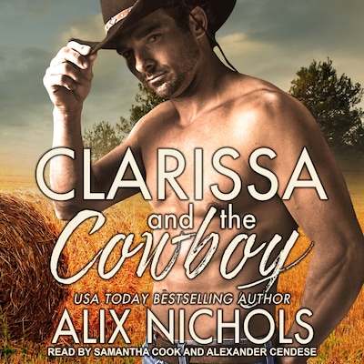 Clarissa and the Cowboy – omslag til lydbogen af Alix Nichols