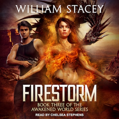 Firestorm – omslag til lydbogen af William Stacey