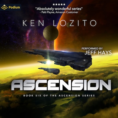 Ascension – omslag til lydbogen af Ken Lozito