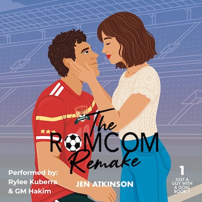 The Romcom Remake – omslag til lydbogen af Jen Atkinson