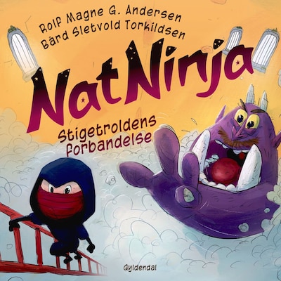 Natninja – omslag til lydbogen af Rolf Magne G. Andersen, Bård Sletvold Torkildsen
