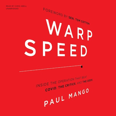 Warp Speed – omslag til lydbogen af Paul Mango