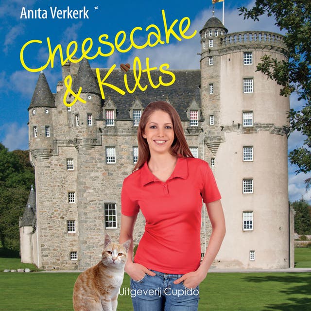 Cheesecake & Kilts – omslag van het luisterboek van Anita Verkerk