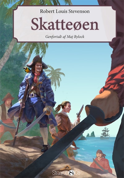 Skatteøen – omslag til lydbogen af Robert Louis Stevenson, Maj Bylock