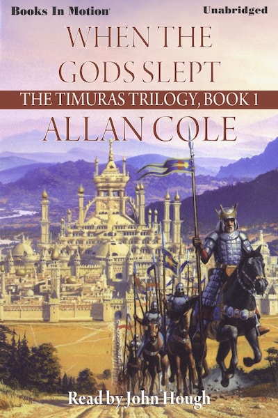 When The Gods Slept – omslag til lydbogen af Allan Cole