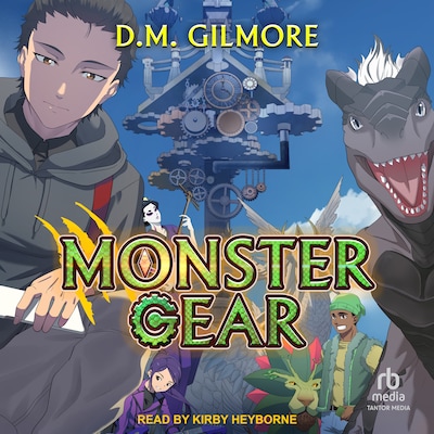 Monster Gear – omslag til lydbogen af DM Gilmore