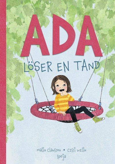Ada löser en tand – omslag till ljudboken av Malin Clausson